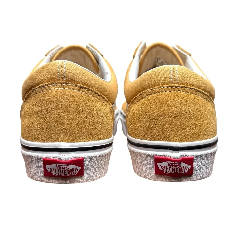 Vans Men's Old Skool Mustard Yellow Low Top Skateboard Sneakers Shoes M 8/W 9.5